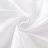 132Inch White Accordion Crinkle Taffeta Seamless Round Tablecloth#whtbkgd