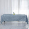 60x102Inch Dusty Blue Accordion Crinkle Taffeta Rectangle Tablecloth