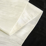 60x102Inch Ivory Accordion Crinkle Taffeta Rectangle Tablecloth