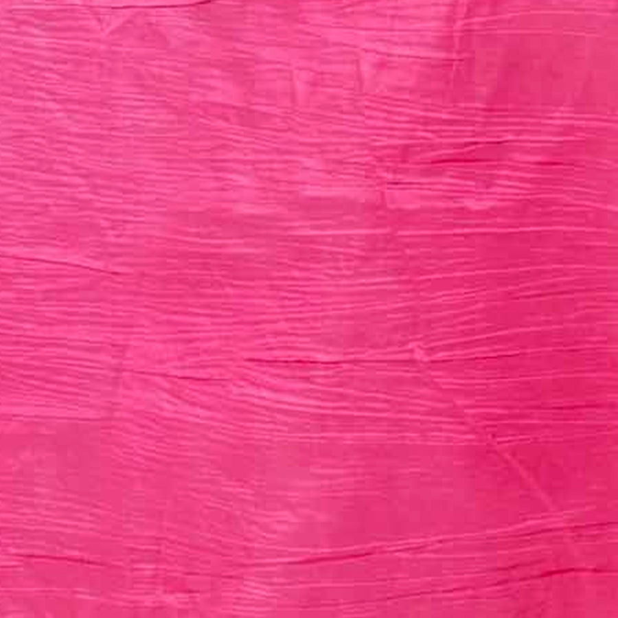 90x132inch Fuchsia Accordion Crinkle Taffeta Rectangular Tablecloth#whtbkgd