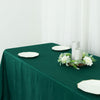 90x132Inch Hunter Emerald Green Accordion Crinkle Taffeta Rectangular Tablecloth