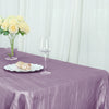 90x156Inch Violet Amethyst Accordion Crinkle Taffeta Rectangular Tablecloth