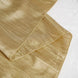 90x156Inch Gold Accordion Crinkle Taffeta Rectangular Tablecloth