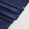 90x156Inch Navy Blue Accordion Crinkle Taffeta Rectangular Tablecloth