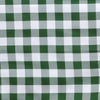 Buffalo Plaid Tablecloth | 108inch Round | White/Green | Checkered Gingham Polyester Tablecloth#whtbkgd