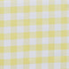 108 Round Yellow/White Checkered Wholesale Gingham Polyester Linen Picnic Restaurant Dinner Tablecloth#whtbkgd