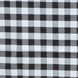 White/Black | Checkered Gingham Polyester Tablecloth #whtbkgd