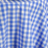 Buffalo Plaid Tablecloths | 54"x54" Square | White/Blue | Checkered Gingham Polyester Tablecloth