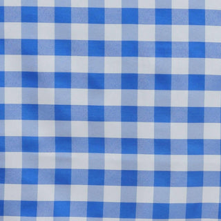 Durable and Versatile Checkered Polyester Linen Tablecloth