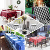 Buffalo Plaid Tablecloths | 60x102 Rectangular | Checkered Polyester Linen Tablecloth