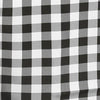 Buffalo Plaid Tablecloths | 70"x70" Square | White/Black | Checkered Gingham Polyester Tablecloth#whtbkgd