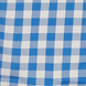 Buffalo Plaid Tablecloth | 90 inch Round | White/Blue | Checkered Polyester Tablecloth#whtbkgd