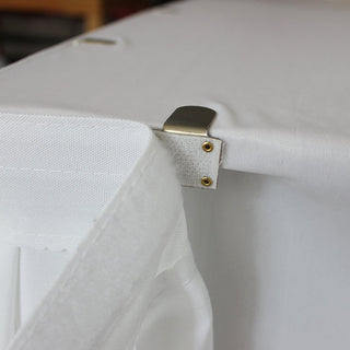 Elevate Your Table Decorations with Metal Table Skirt Clips