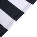 Black and White Striped Spandex Stretch Fitted Cocktail Tablecloth - 160GSM#whtbkgd