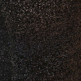 Black Metallic Shimmer Tinsel Spandex Cocktail Table Cover#whtbkgd