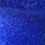 Royal Blue Metallic Shimmer Tinsel Spandex Cocktail Table Cover#whtbkgd