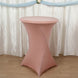 Dusty Rose Cocktail Spandex Table Cover