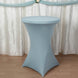 Dusty Blue Cocktail Spandex Table Cover