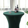 Hunter Emerald Green Spandex Stretch Fitted Cocktail Table Cover
