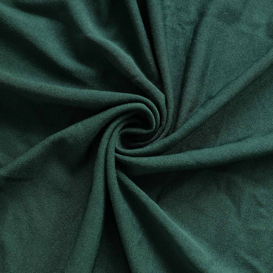 Hunter Emerald Green Spandex Stretch Fitted Cocktail Table Cover#whtbkgd