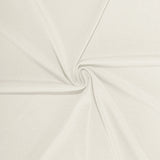 Ivory Highboy Spandex Cocktail Table Cover, Fitted Stretch Tablecloth for 24"-32" Dia Tables#whtbkgd