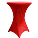 Cocktail Spandex Table Cover - Red