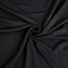Black Round Heavy Duty Spandex Cocktail Table Cover With Natural Wavy Drapes#whtbkgd