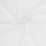 60"x102" White Rectangle Chambury Casa 100% Cotton Tablecloth#whtbkgd