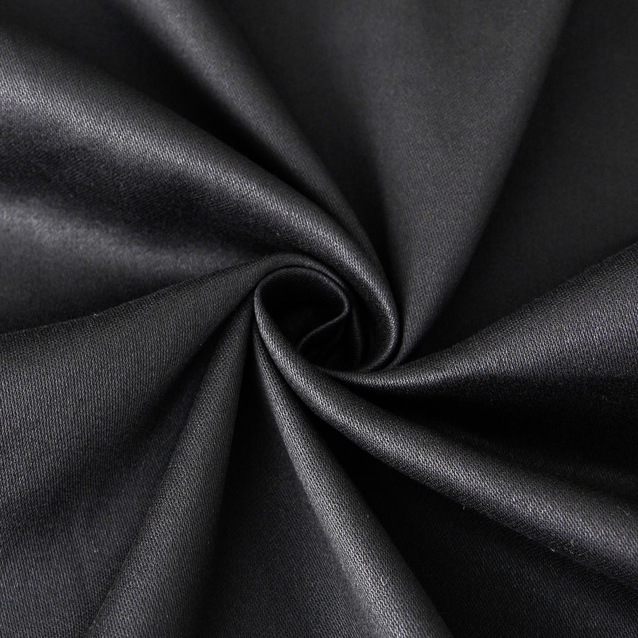 90 inches Black Square 100% Cotton Linen Seamless Tablecloth | Washable#whtbkgd