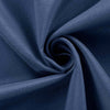 120inch Premium Dark Blue Faux Denim Polyester Round Tablecloth#whtbkgd