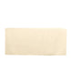 6FT Beige Fitted Polyester Rectangular Table Cover