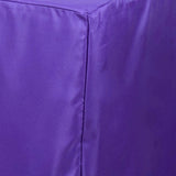 6FT Purple Fitted Polyester Rectangular Table Cover#whtbkgd
