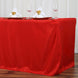 8FT Fitted RED Wholesale Polyester Table Cover Wedding Banquet Event Tablecloth
