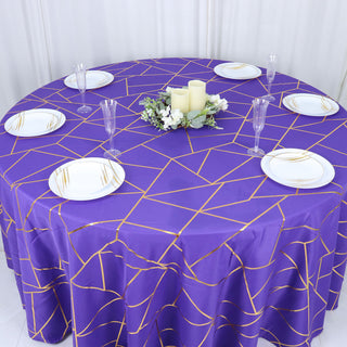 Add a Touch of Opulence with Purple and Gold