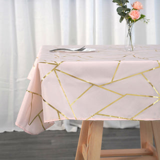 Create a Memorable and Stylish Event with Blush 54"x54" Seamless Polyester Square Table Overlay