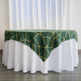 Add Elegance to Your Table with the Hunter Emerald Green Square Overlay