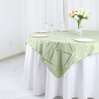 Create a Modern and Majestic Atmosphere with Sage Green and Gold