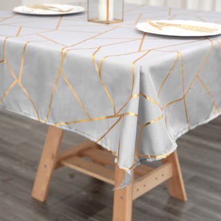 Versatile and Durable Polyester Square Tablecloth