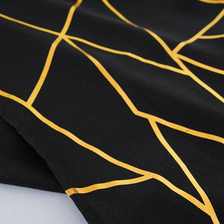 Make a Statement with the Black Polyester Tablecloth