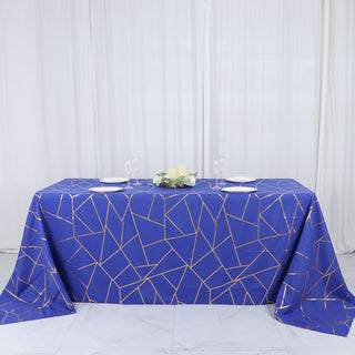 Elevate Your Event with the Royal Blue Polyester Tablecloth