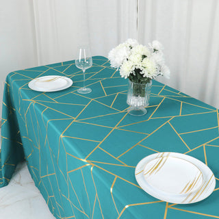 Elevate Your Event with a Teal and Gold Masterpiece