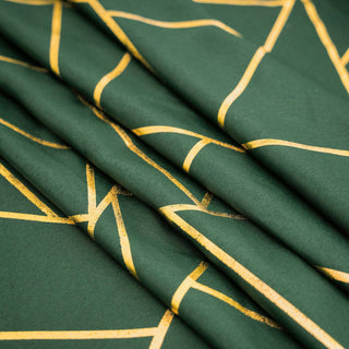 Dress Your Table to the Nines with the Hunter Emerald Green Seamless Rectangle Polyester Tablecloth