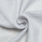 108" Silver Linen Round Tablecloth | Slubby Textured Wrinkle Resistant Tablecloth#whtbkgd