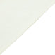 108" White Linen Round Tablecloth | Slubby Textured Wrinkle Resistant Tablecloth