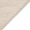 120 Beige Linen Round Tablecloth, Slubby Textured Wrinkle Resistant Tablecloth