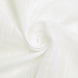 120" White Linen Round Tablecloth | Slubby Textured Wrinkle Resistant Tablecloth#whtbkgd
