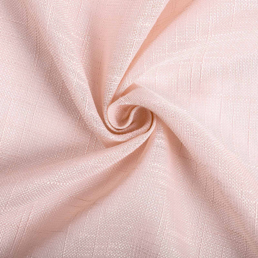  Rectangular Tablecloth, Slubby Textured Wrinkle Resistant Tablecloth - Rose Gold | Blush#whtbkgd