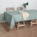 60inch x 102inch Dusty Blue Rectangular Tablecloth, Linen Table Cloth With Slubby Textured, Wrinkle Resistant