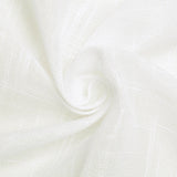 60x102 White Linen Rectangular Tablecloth |  Slubby Textured Wrinkle Resistant Tablecloth#whtbkgd