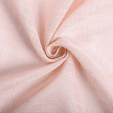 Linen Rectangular Tablecloth, Slubby Textured Wrinkle Resistant Tablecloth - Blush | Rose Gold#whtbkgd